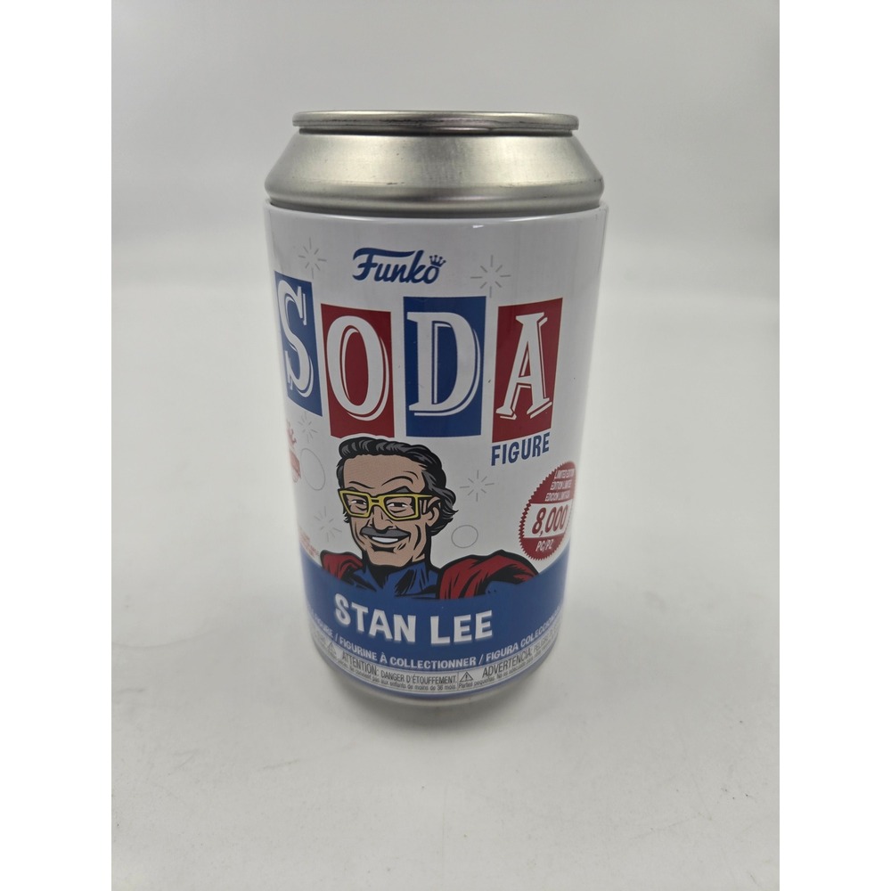 Funko Pop! Soda Stan Lee Marvel Common Collectible Figure /8000 Open